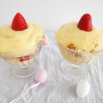 easter colomba glass dessert