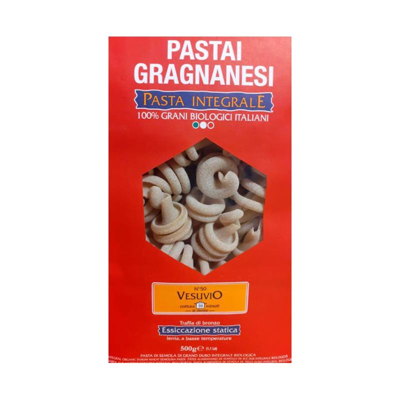 Fusilli Integrales - Pasta Integral - Pasta de Gragnano IGP