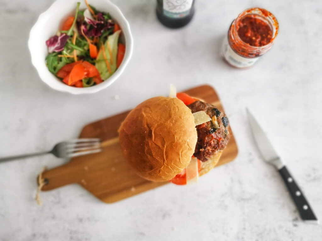 spicy burger