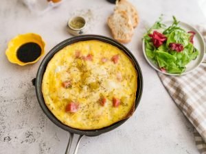 ham and cheese omelette