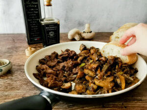 balsamic beef and mushrooms