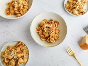orecchiette with cannonata
