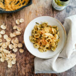 turnip tops pesto pasta