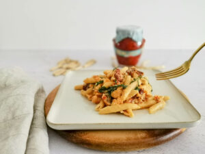 creamy salmon pasta