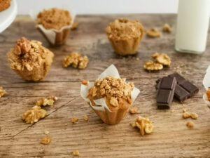 healthy oat muffins