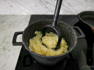 mashed potatoes with extra virgin olive oil