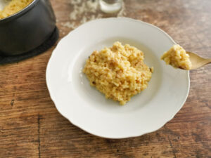 white balsamic vinegar risotto