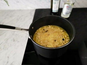 white balsamic vinegar risotto