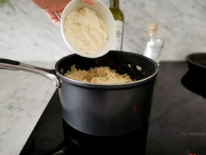 white balsamic vinegar risotto