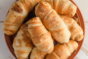 Chifel from Trentino Alto Adife are a delicious crunchy bread resembling a croissant in shape