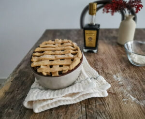 crostata with balsamic pear jam