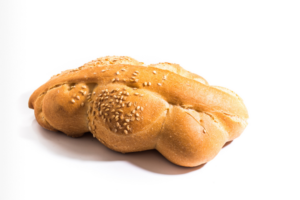 Mafalda with sesame seeds is the most popular bread in Sicily