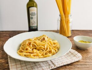 cream cheese pasta with fettucce