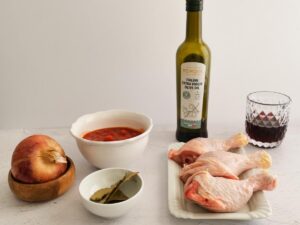 ingredients for chicken with tomato sauce