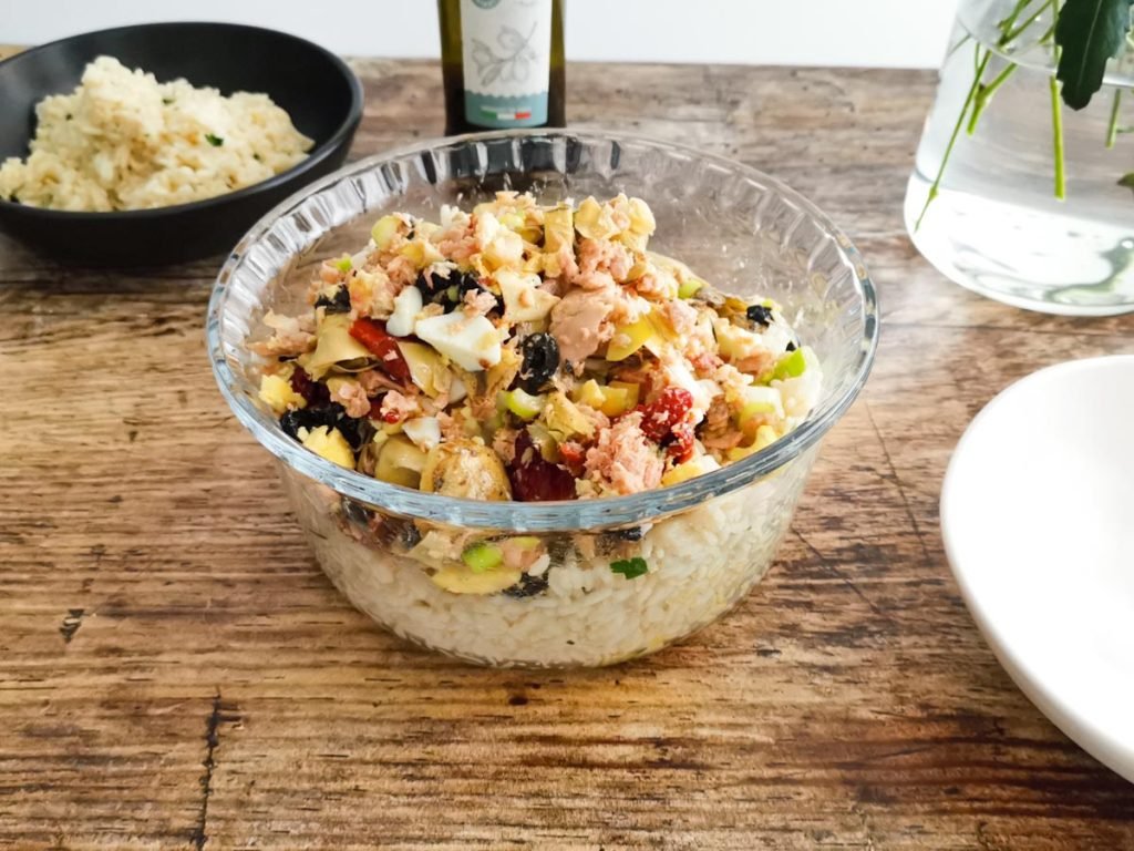 Italian tuna rice salad