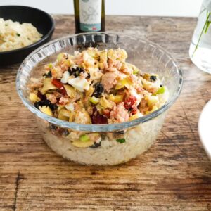 Italian tuna rice salad