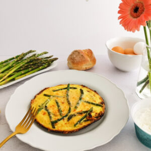 asparagus frittata with ricotta