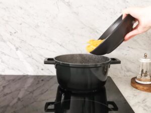 boiling penne pasta