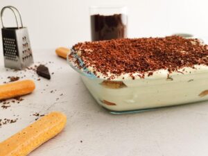 eggless healthy tiramisu