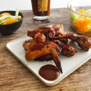 chicken wings with Balsamic BBQ sauce