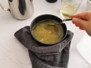 vegetable stock for green pea risotto