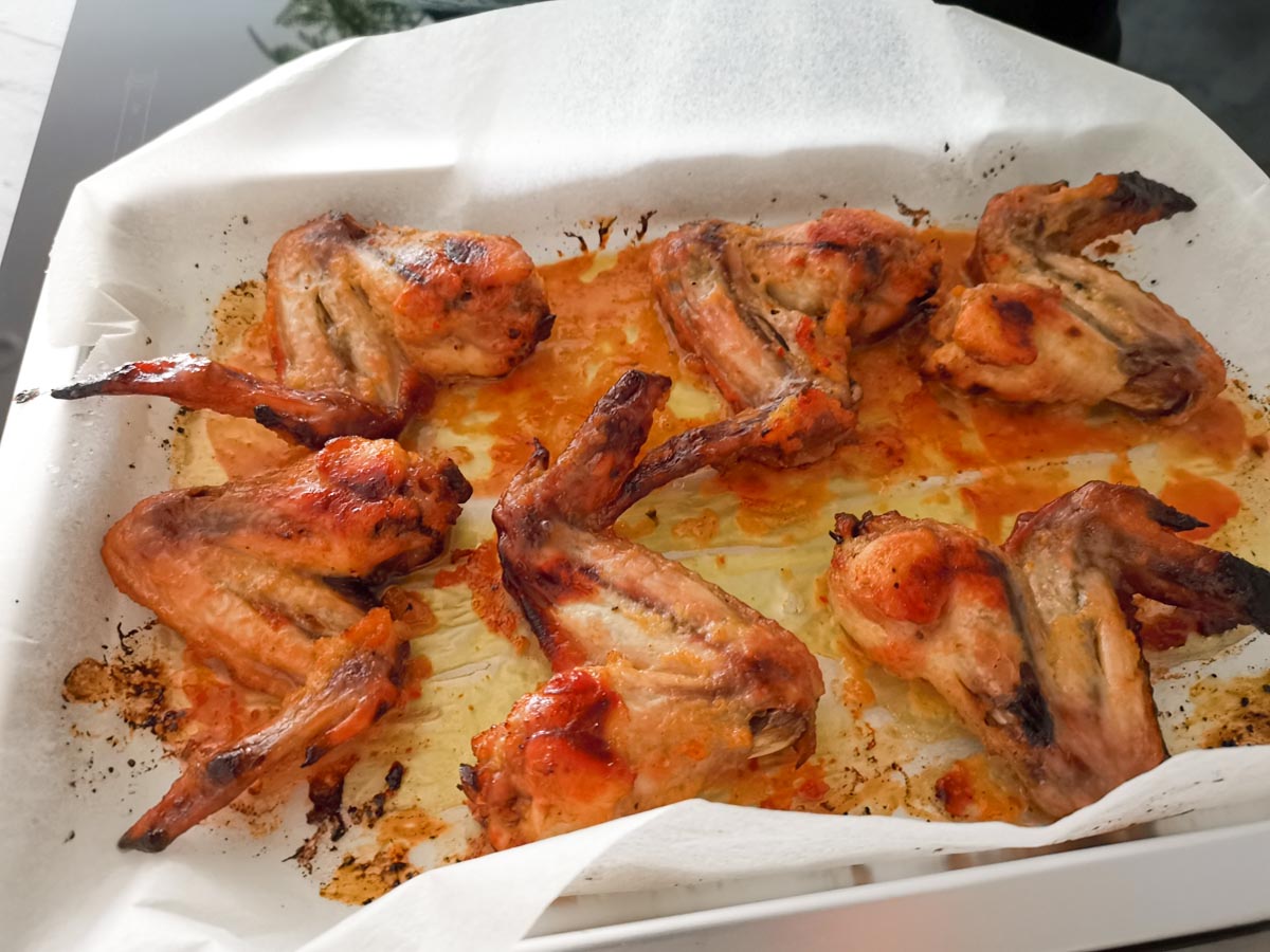 baked chicken wings honey and garlic