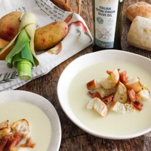Italian leek and potato soup