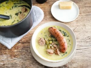 italian sausage soup with cream and parmesan (1)