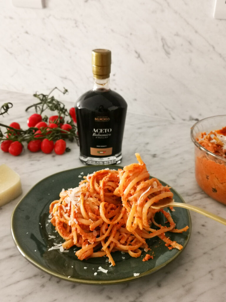 balsamic pesto pasta taste test