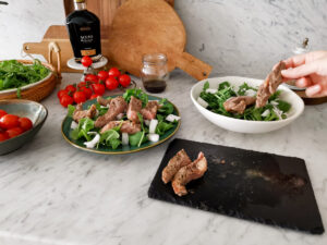 italian balsamic steak salad recipe