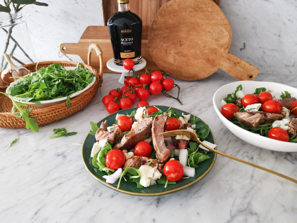 italian balsamic steak salad recipe