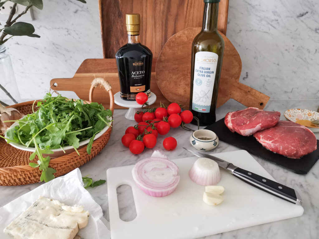 italian balsamic steak salad recipe