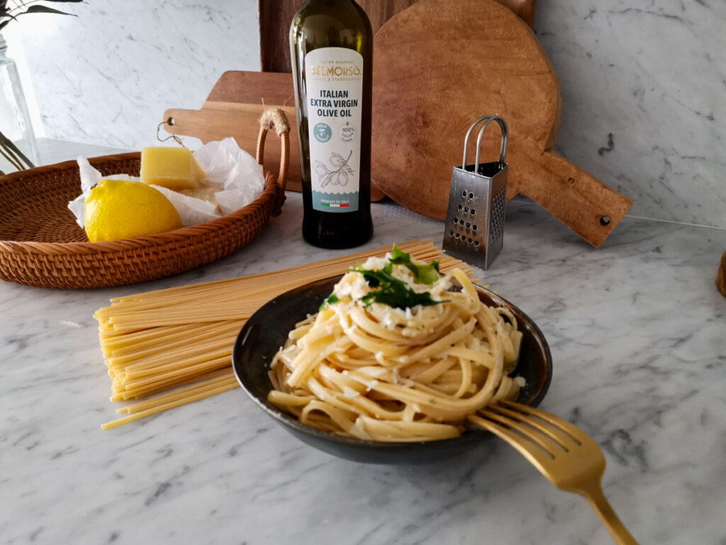 olive oil lemon sauce for pasta