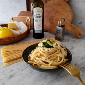 olive oil lemon sauce for pasta