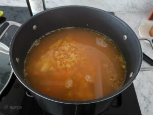 chicken vegetable pasta soup