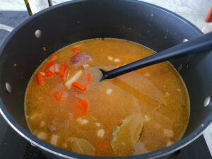 Italian orzo soup