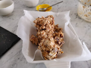 no bake almond butter bars