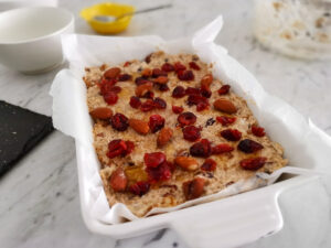 no bake almond butter bars
