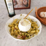 pistachio pesto and ricotta pasta salad