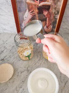 no bake chocolate ricotta breakfast oats