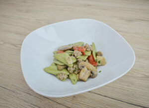 Italian sausage mushroom pasta