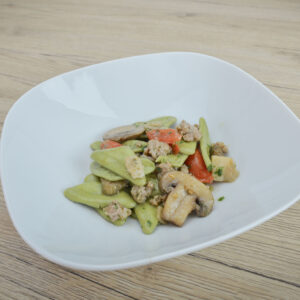 Italian sausage mushroom pasta
