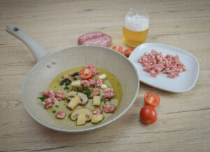 Italian sausage mushroom pasta