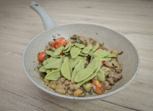 Italian sausage mushroom pasta
