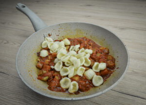 norma pasta with orecchiette