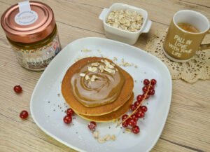 Italian pancakes with hazelnut cream