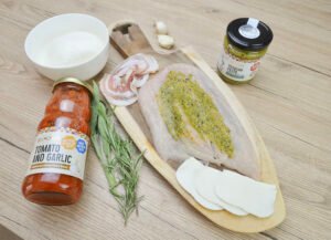 Stuffed Turkey Breast in tomato sauce