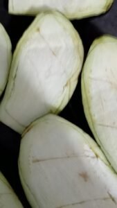 stuffed aubergines with tomato sauce