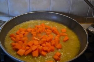pumpkin risotto with bacon